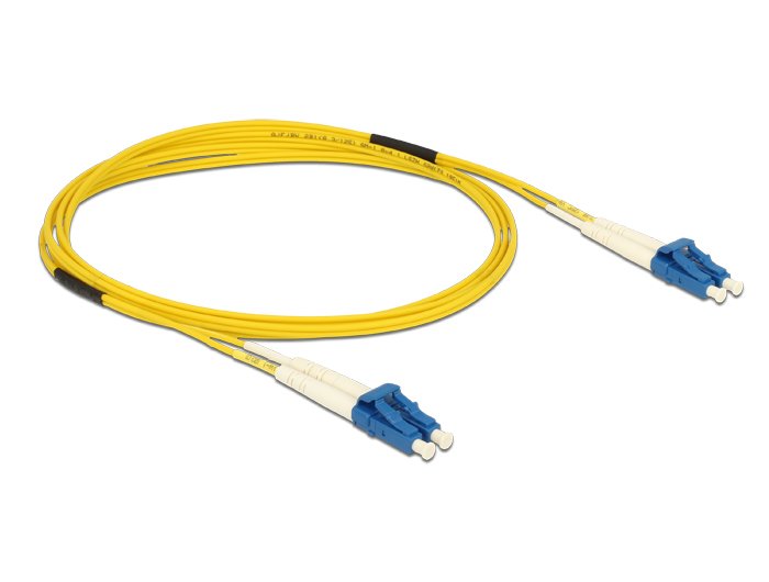 EAN 4043619846061 - DeLOCK 2m LC-LC Cable de fibra óptica e InfiniBand Amarillo imagen 2