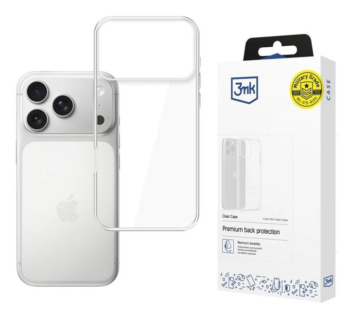 EAN 5903108664844 - 3MK Clear Case funda para teléfono móvil 16 cm (6.3") Transparente imagen 1