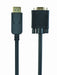 EAN 8716309098441 - Gembird CCP-DPM-VGAM-6 adaptador de cable de vídeo 1,8 m VGA (D-Sub) DisplayPort Negro imagen 1