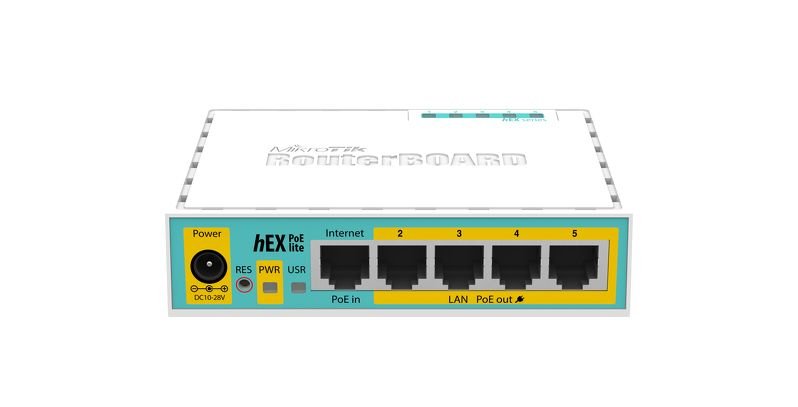 EAN 2515101505395 - Mikrotik hEX PoE lite router Ethernet rápido Blanco imagen 2