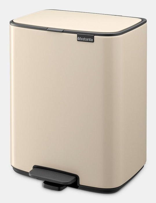 EAN 8710755238024 - Brabantia Bo Pedal Bin 12 L Rectangular Acero Beige imagen 2