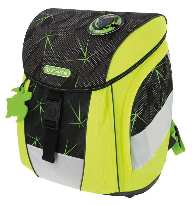 EAN 4008110370675 - Herlitz FiloActive Plus DIN Wild Life juego de mochila escolar Niño Poliéster Negro, Verde imagen 3