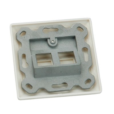 EAN 7611990186198 - ROLINE Flush Mount Wall Oulet for Keystones, 2-port imagen 3