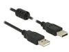 EAN 4043619848881 - DeLOCK 0.5m, 2xUSB 2.0-A cable USB USB 2.0 0,5 m USB A Negro imagen 1