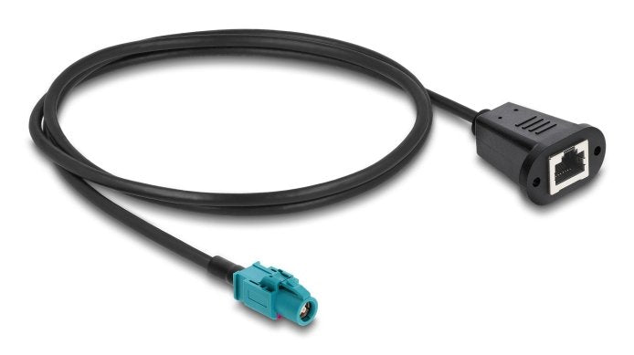 EAN 4043619907007 - DeLOCK 90700 cable coaxial 1 m HSD Z RJ-45 Negro, Azul imagen 1