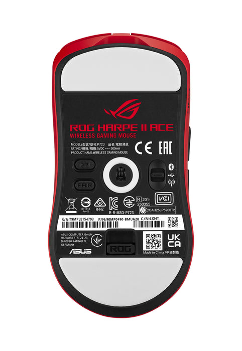 EAN 4711636236430 - ASUS ROG Harpe II Ace RED ratón Juego mano derecha RF Wireless + Bluetooth + USB Type-A Óptico 42000 DPI imagen 2