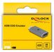 EAN 4043619643240 - DeLOCK 64324 cambiador de género para cable HDMI Antracita imagen 2