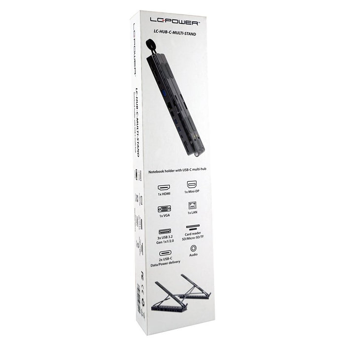 EAN 4260070129513 - LC-Power LC-HUB-C-MULTI-STAND soporte para ordenador portátil Antracita imagen 20