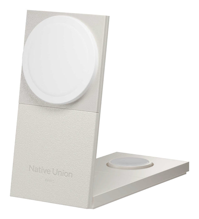 EAN 4895200483946 - Native Union Rise 3-In-1 Qi2 Smartphone Gris claro USB Cargador inalámbrico Interior imagen 1