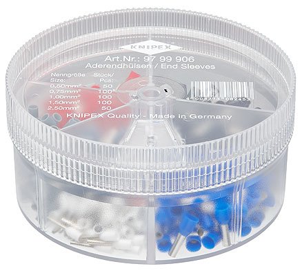 EAN 4003773082453 - Knipex 97 99 906 pasacables Negro, Azul, Rojo, Plata, Amarillo 20 9 cm imagen 1