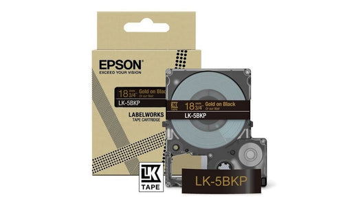 EAN 8715946713847 - Epson LK-5BKP Negro, Oro imagen 1