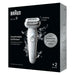 EAN 7500435225328 - Braun Silk-épil 9 BR2-225328 depiladora 40 pinzas Gris, Blanco imagen 2