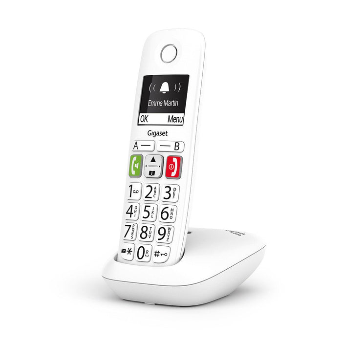 EAN 4250366856100 - Gigaset E290 teléfono Teléfono DECT/analógico Identificador de llamadas Blanco imagen 6