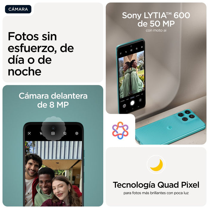 EAN 840493608990 - Motorola moto g57 power 17,1 cm (6.72") SIM doble Android 16.0 5G USB Tipo C 12 GB 256 GB 7000 mAh Turques imagen 7