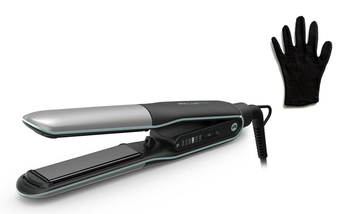 EAN 3121040094389 - Rowenta Thermostyle SF7120E0 Utensilio de peinado Plancha de pelo Caliente Negro, Plata imagen 2
