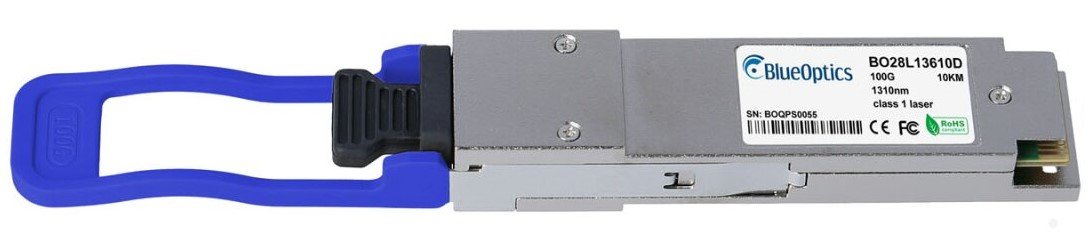 EAN 4063232161556 - BlueOptics EQPT1H4WM4LCL100-BO red modulo transceptor Fibra óptica 100000 Mbit/s QSFP28 imagen 1