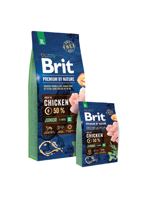 EAN 8595602526505 - Brit Premium by Nature Junior XL 15 kg Adulto Pollo imagen 1