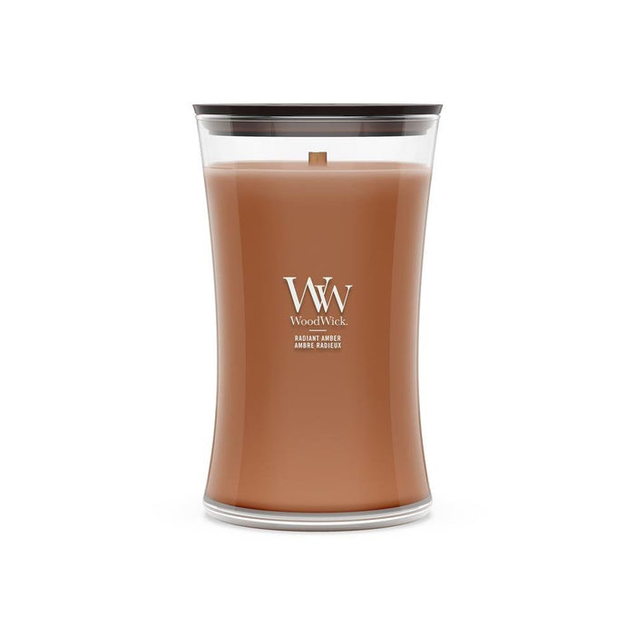 EAN 5038581179070 - WoodWick Radiant Amber vela Cilindro Ámbar Marrón 1 pieza(s) imagen 1