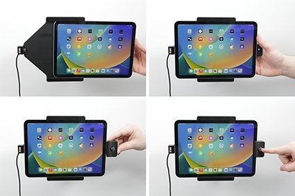 EAN 7320287363395 - Brodit 736339 soporte Soporte activo para teléfono móvil Tablet/UMPC Negro imagen 4