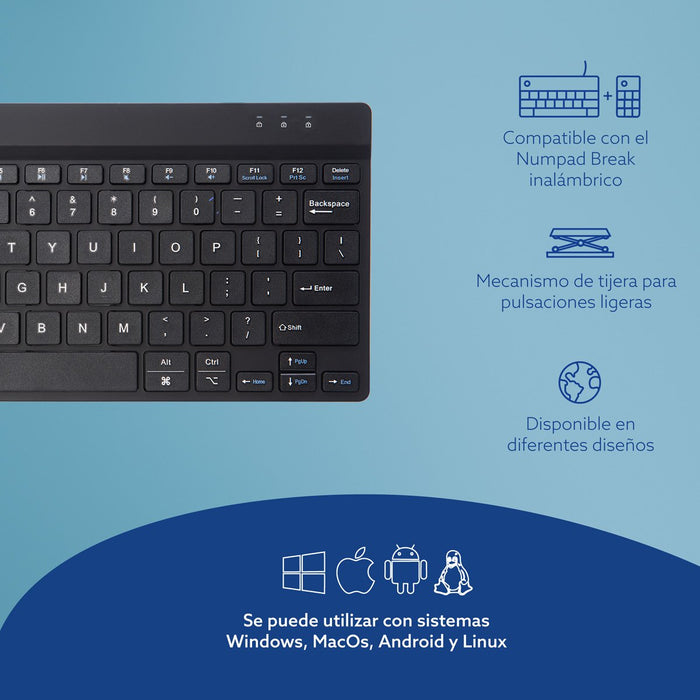 EAN 8719274491552 - R-Go Tools RGOCOUSWLBL teclado Universal Inglés de EE. UU. imagen 9