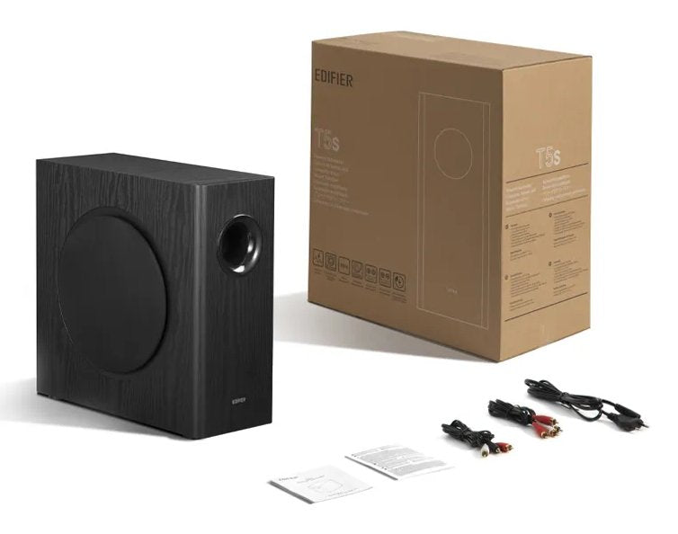 EAN 6923520216918 - Edifier T5S Negro Altavoz de subgraves (subwoofer) activo 70 W imagen 5