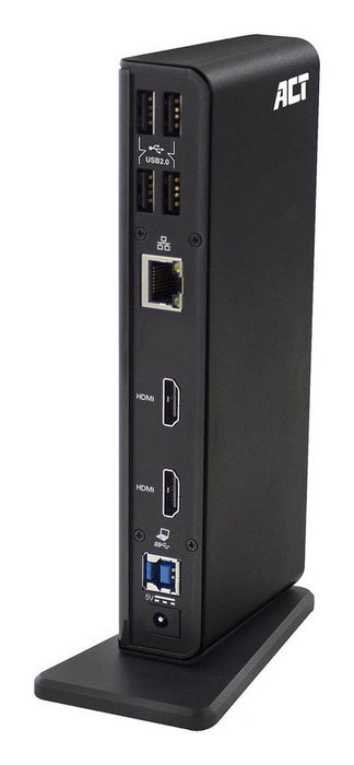 EAN 8716065492279 - ACT AC7049 base para portátil y replicador de puertos Alámbrico USB 3.2 Gen 1 (3.1 Gen 1) Type-C Negro imagen 4