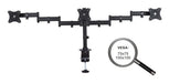 EAN 4251364706398 - PureMounts PM-OFFICE-03 soporte para monitor 68,6 cm (27") Escritorio Negro imagen 2