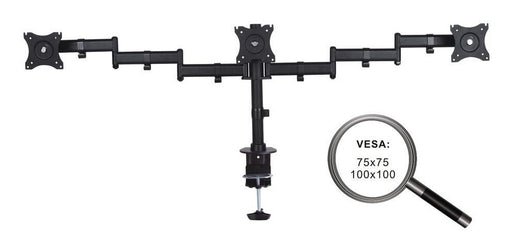 EAN 4251364706398 - PureMounts PM-OFFICE-03 soporte para monitor 68,6 cm (27") Escritorio Negro imagen 2