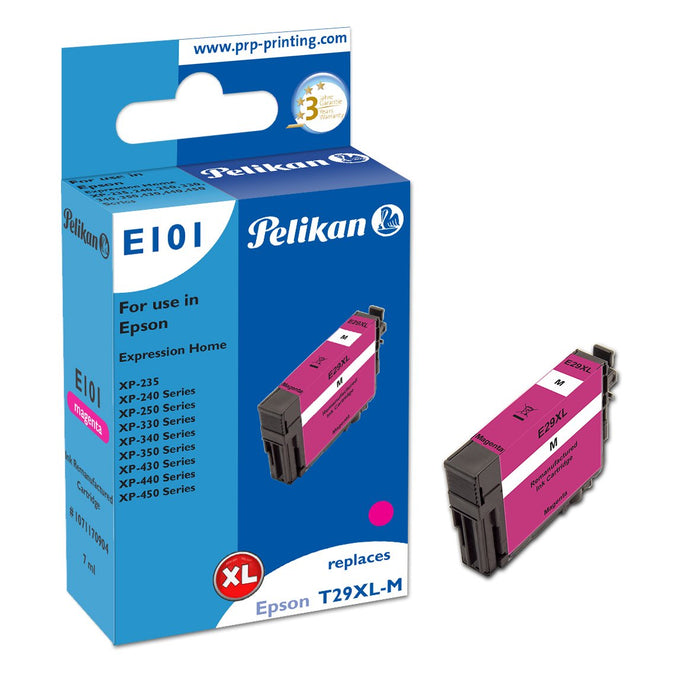 EAN 4018474709042 - Pelikan E101 cartucho de tinta 1 pieza(s) Compatible Alto rendimiento (XL) Magenta imagen 1