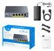 EAN 6971690790998 - Cudy GS1005P switch No administrado Gigabit Ethernet (10/100/1000) Energía sobre Ethernet (PoE) Gris imagen 2