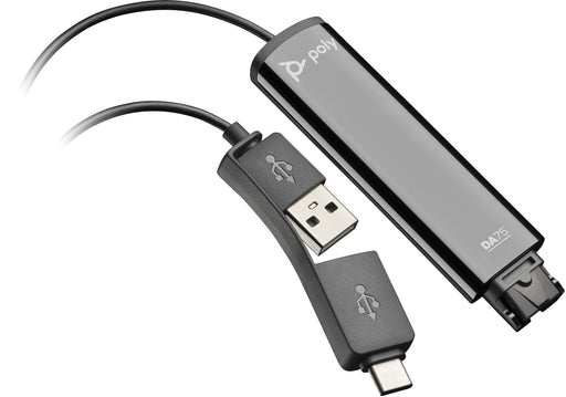 EAN 0197029650054 - Poly DA75 USB to QD Black Adapter TAA Adaptador de interfaz imagen 1