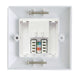 EAN 5704174531258 - Lanview LVN126188UK caja de tomacorriente Blanco imagen 2