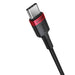 EAN 6932172657444 - Baseus Cafule cable USB 2 m USB C Negro, Gris, Rojo imagen 3