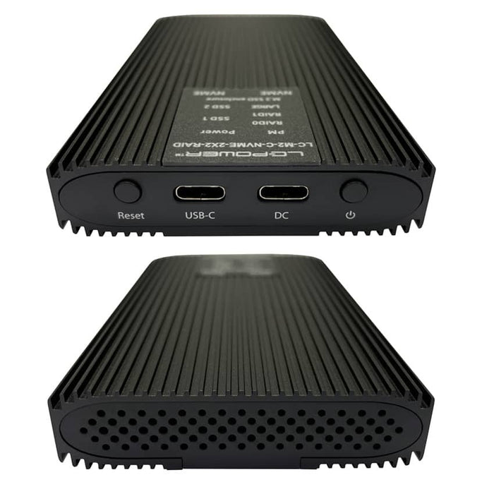 EAN 4262443280098 - LC-Power LC-M2-C-NVME-2X2-RAID caja para disco duro externo Caja externa para unidad de estado sólido (SS imagen 10