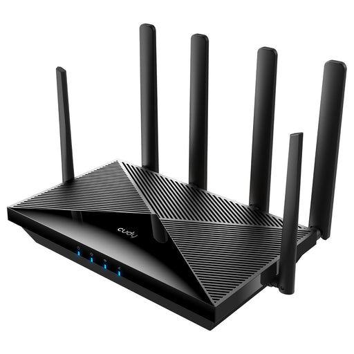 EAN 6971690792282 - Cudy P5 router inalámbrico Gigabit Ethernet Doble banda (2,4 GHz / 5 GHz) 5G Negro imagen 2