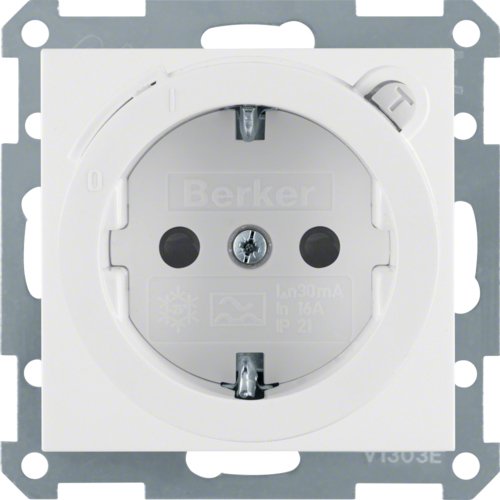 EAN 4011334280477 - Berker 47088989 toma de corriente Tipo F Blanco imagen 1