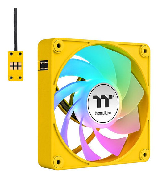 EAN 4711475649934 - Thermaltake CT120 EX Reverse ARGB Sync PC Carcasa del ordenador Ventilador 12 cm Amarillo 3 pieza(s) imagen 1