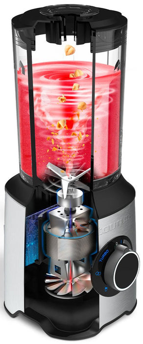 EAN 8414234124777 - Taurus PRIOR ADVANCE 1800 2 L Batidora de vaso 1800 W Negro, Acero inoxidable, Transparente imagen 7
