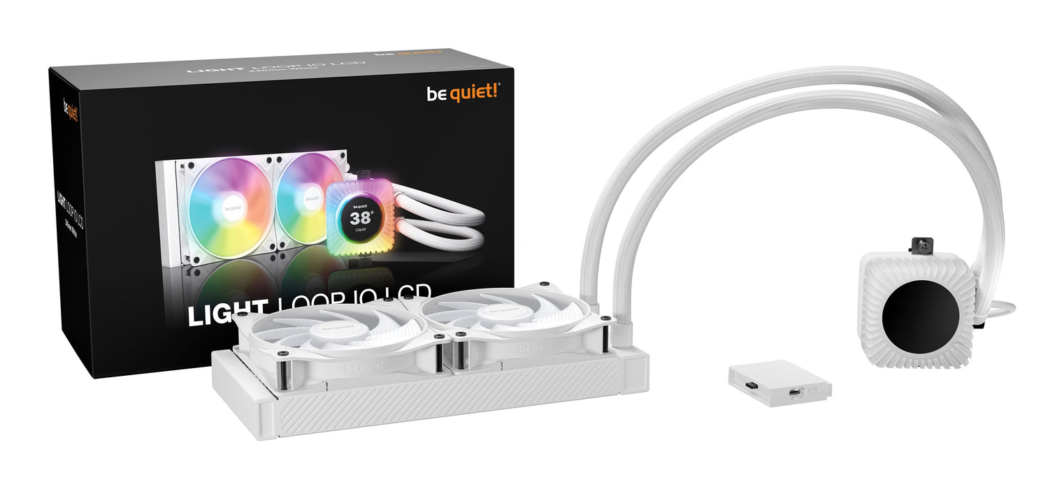 EAN 4260052193259 - be quiet! LIGHT LOOP IO LCD | 240mm Procesador Sistema de refrigeración líquida todo en uno 12 cm Blanco  imagen 2