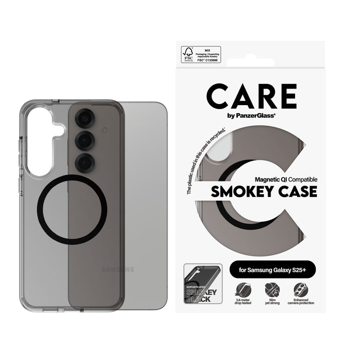 EAN 5715685016738 - PanzerGlass CARE™ by ® Urban Combat Case Smokey w. Black Qi Compatible Samsung Galaxy S25+ funda para tel imagen 2