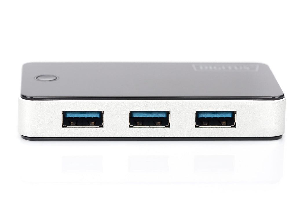 EAN 4016032317005 - Digitus DA-70231 hub de interfaz 5000 Mbit/s Negro, Plata imagen 3