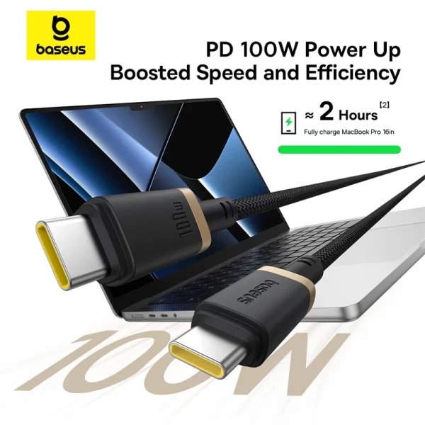 EAN 6932172669843 - Baseus P10377803U01-02 cable USB USB 2.0 2 m USB C Negro, Oro imagen 11