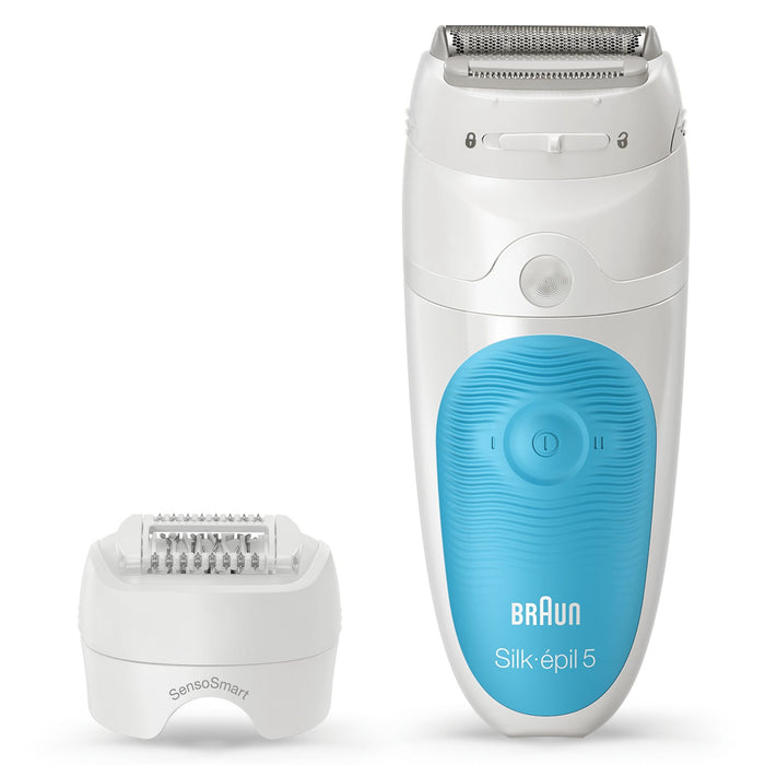 EAN 4210201426639 - Braun Silk-épil 5 SES 5-605 28 pinzas Azul, Blanco imagen 3