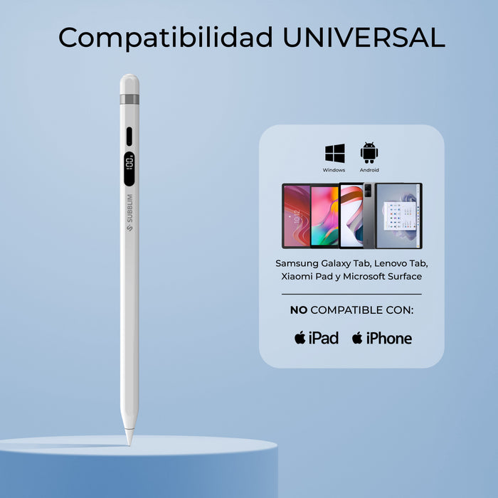 EAN 8436586743826 - SUBBLIM SUBPEN-UN0001 lápiz digital 70 g Blanco imagen 16