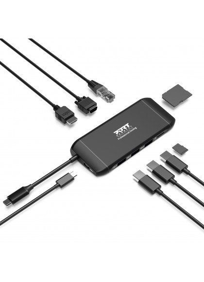 EAN 3567049019136 - Port Designs 901913 hub de interfaz USB 2.0 Type-C 5000 Mbit/s Negro imagen 3