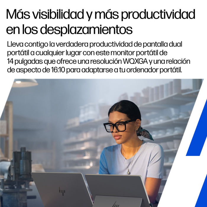 EAN 5715328394476 - HP Series 5 Pro WQXGA Portable Monitor - 514pn pantalla para PC 35,6 cm (14") 2560 x 1600 Pixeles LCD Pla imagen 9
