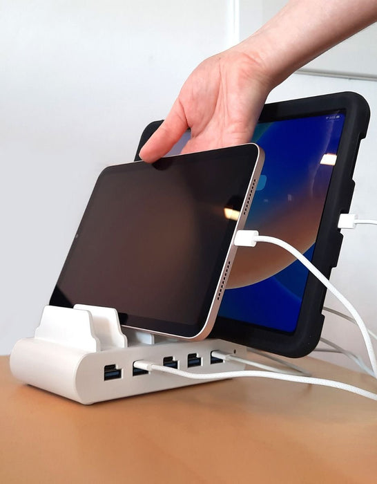 EAN 0819472025110 - Compulocks 5PUSBCDKS-UK estación dock para móvil Tableta/Smartphone Blanco imagen 5