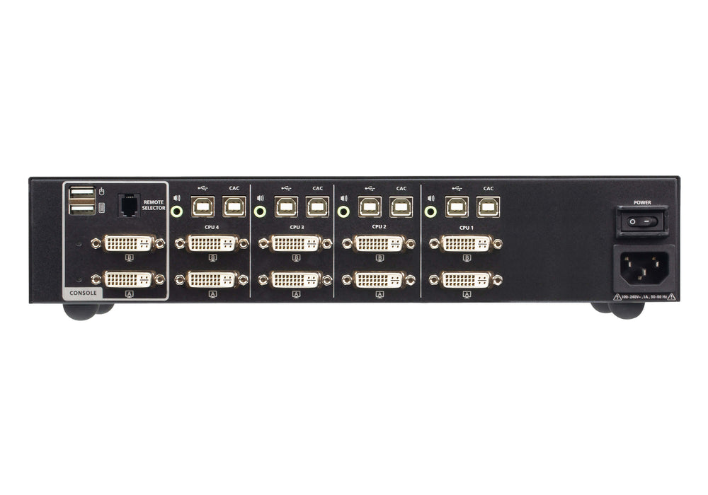 EAN 4710469341403 - ATEN CS1144D4C interruptor KVM Negro imagen 2