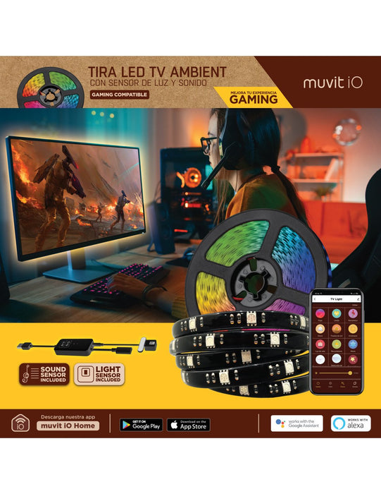 EAN 8426801164772 - Muvit MIOLST005 iluminación inteligente Tira de luz inteligente Wi-Fi imagen 8
