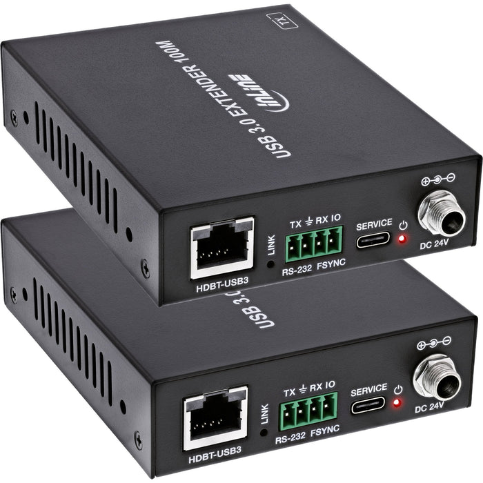 EAN 4043718348770 - InLine 57886D extensor audio/video Negro imagen 2